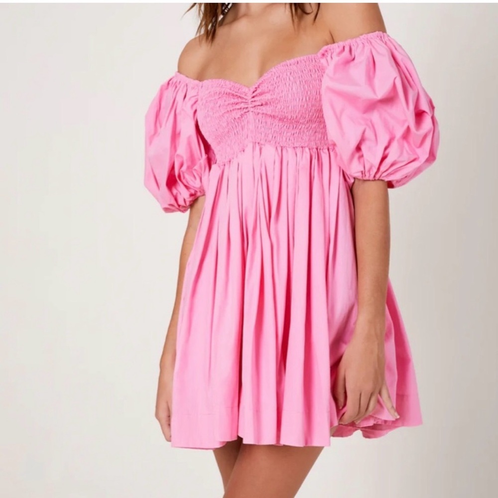 💙 S/W/F Puff Sleeve Babydoll Dress 💙